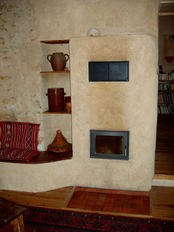 Kit intérieur avec coque extérieure en briques + crépi